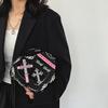 Stylish 2023 Heart Shaped Fashion Shoulder Bag For Women With Chic Punk Rivets