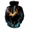 Ferocious Wolf Head Anime Sweatshirt 3D Printed Hoodies Men/Women Fashion Clothing Harajuku Kids Sweatshirt Men Coat