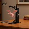 Dragon Bookends for Shelves Flying Bookshelf Light, Decorative Bookend Light & Desk, Creative Desk Accessories Sculpture Book Support, Heavy