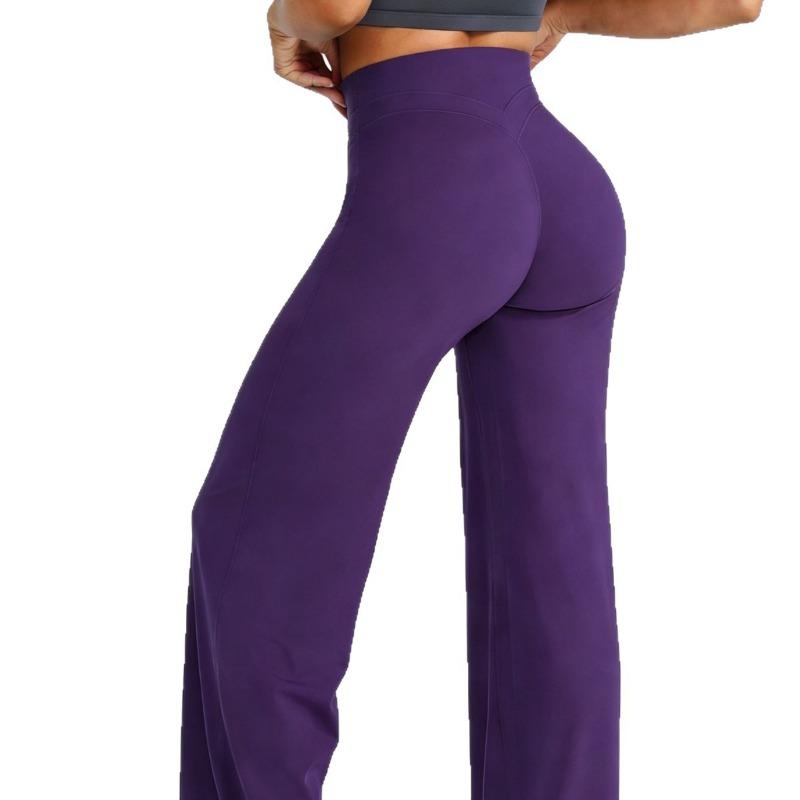 Women S High Waist Butt Lifting Solid Long Yoga Pants For Outdoor Fitness