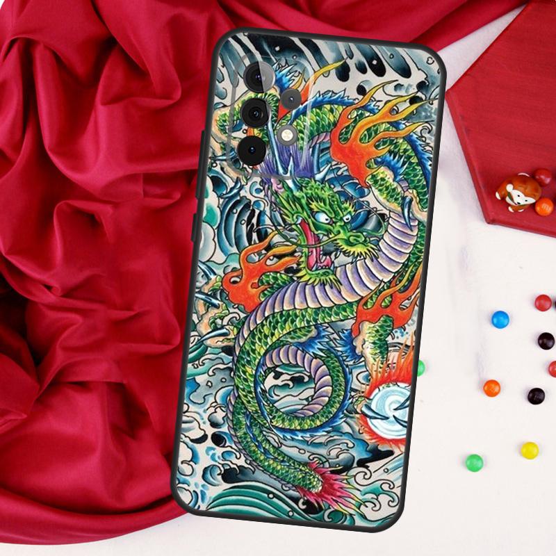 Chinese Dragon For Samsung Galaxy A26 A05 A06 A16 A54 A34 A14 A22 A32 A52 A55 A35 A15 A53 A13 A56 A36 Case