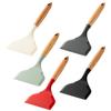1Pc Silicone Spatula Cooking Utensils Beef Meat Egg Kitchen Scraper Wide Pizza Cooking Shovel Non-Stick Spatula Kitchen Tools