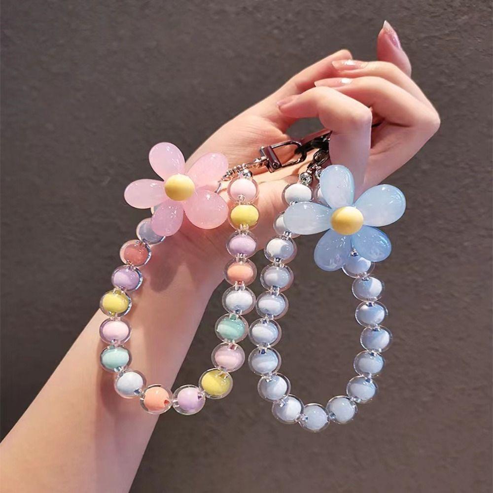 Cord Boho Ornament Summer Jewelry Lanyard for Keys Mobile Phone Chain Bead Lanyard Cellphone Straps