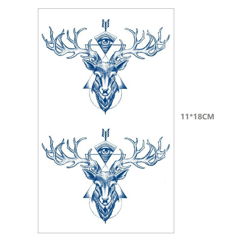 Death Ray прямые неотражающие сок травяные татуировки наклейки линии водонепроницаемые стойкие мужчины и женщины постепенные изменения наклейки