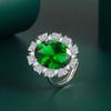 Sace Gems Винтажное роскошное кольцо с цирконом 13*18 мм для женщин, ювелирные изделия в придворном стиле, свадебное обещание, вечерние подарок