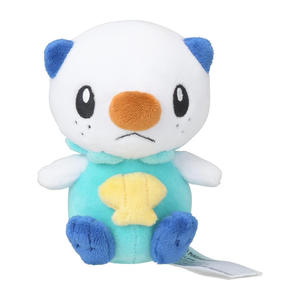 Pokémon Center Original 501 Plush Toy Pokémon Fit Oshawott, 12.5 X 9.5 X 12.5 Cm (H X W X D)