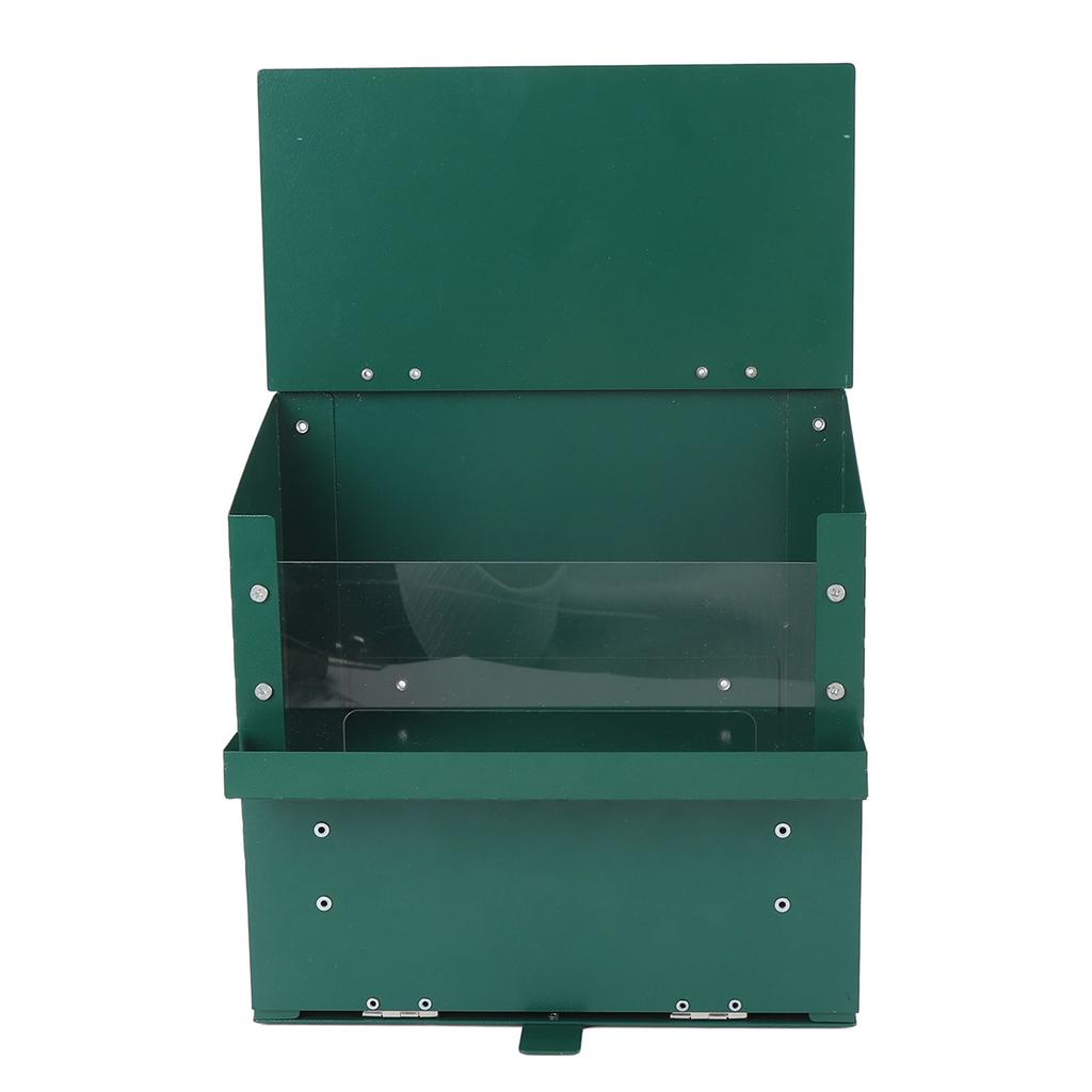 Металлическая кормушка для белок с прозрачной акриловой пластиной, стол для пикника для питомцев, собранный кормовой ящик для уличного сада