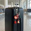 3D Fruit Pendant Wind Chime Ornaments Cartoon Phone Charm Lucky Fruit Keychain  Bag Purse Pendant