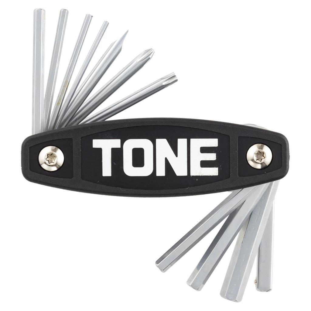 TONE CMT11 Black Multi-Tool (11 pieces, Silver)