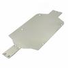 Stainless Steel Bottom Plate RC Car Part Mounting Holes Silver
