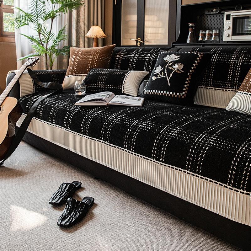 Подушка для дивана, всесезонная, универсальная, противоскользящая, премиальное ощущение, подходит для домашних животных и машинной стирки, ткань Snow Neale, противоскользящая и защита дивана