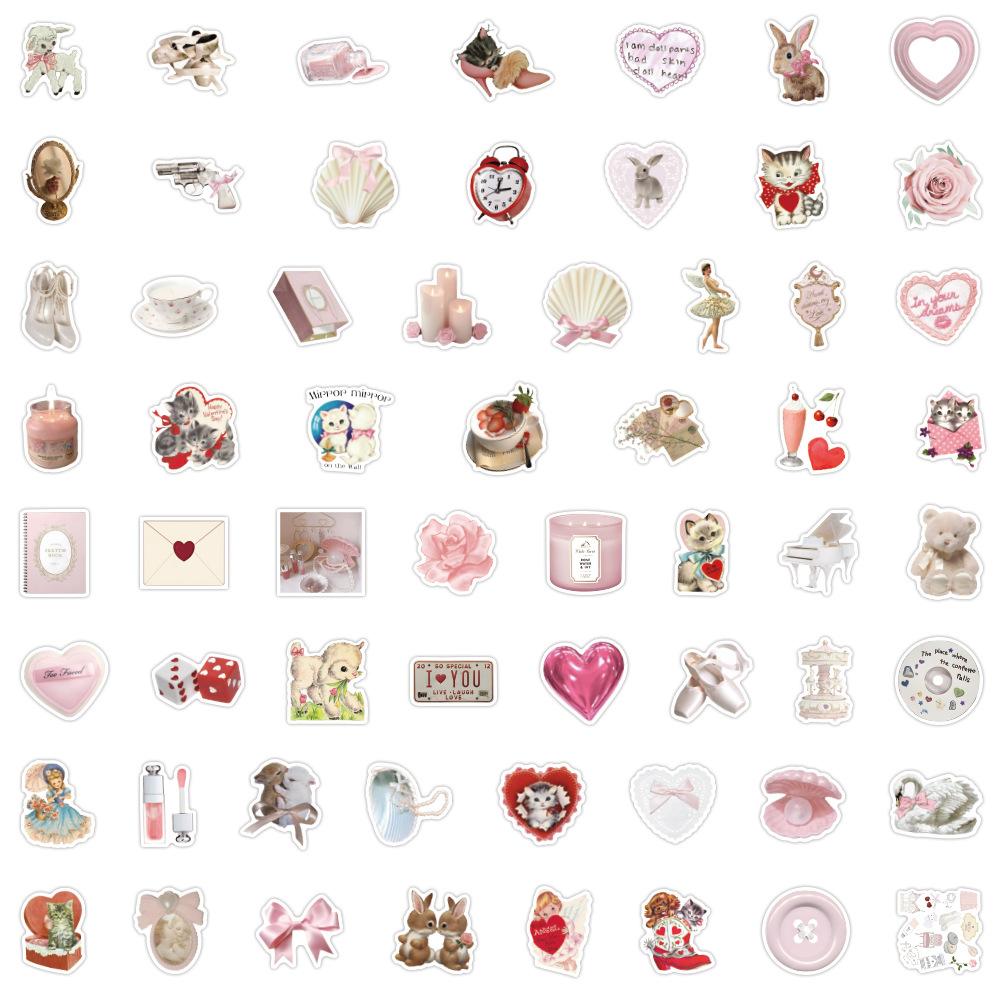 120 Кокетливых Милых Граффити Наклеек Украсьте Автомобиль Ноутбук Чемодан Наклейки