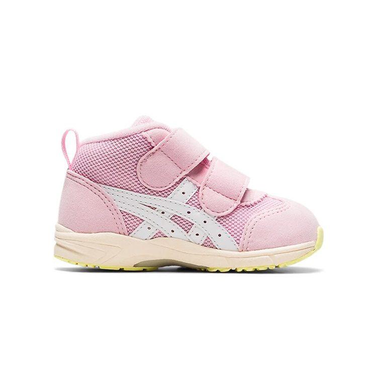Asics Износостойкие, защищающие от пинков, дышащие, средней высоты, для малышей, розово-белые, для младенцев и малышей, TUB127-700