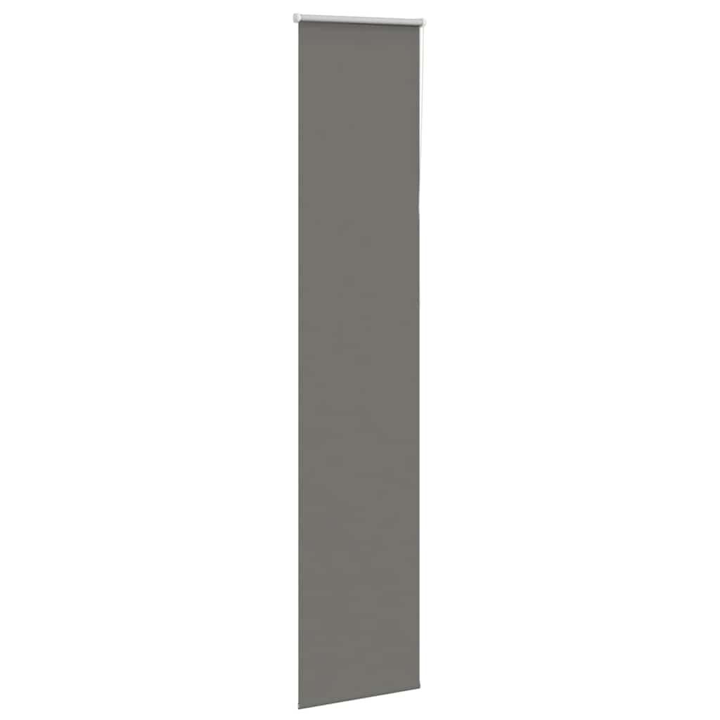 Roleta Zaciemniająca Szara 60X210 Cm Szerokość Tkaniny 55,7 Cm
