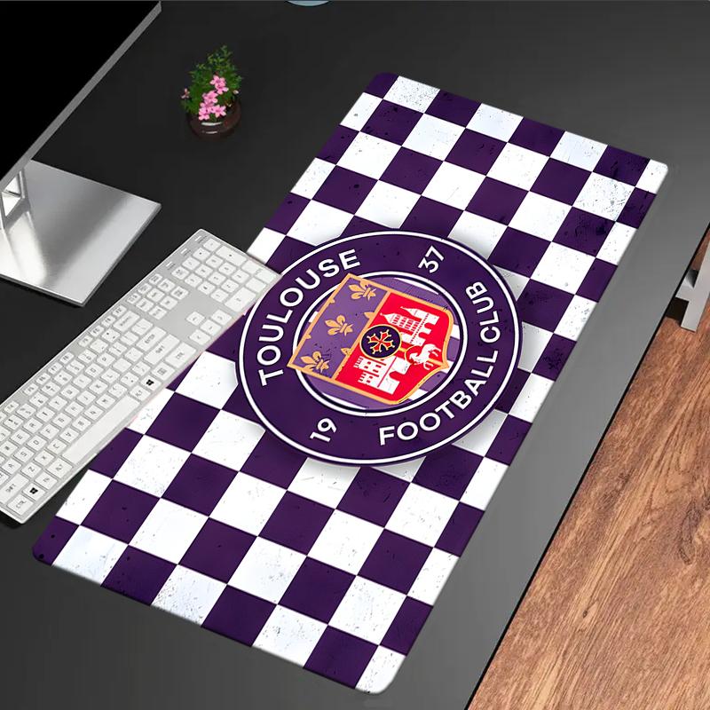 Toul-ouse Crest Design Mouse pad, Gaming Mouse Pad, keyboard pad, Desk Decor for computer notebook Fan Gift Birthday Gift