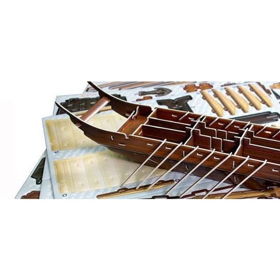 Scholars Paper 3D Puzzle Turtle Ship Vs., Korean Popular Puzzles