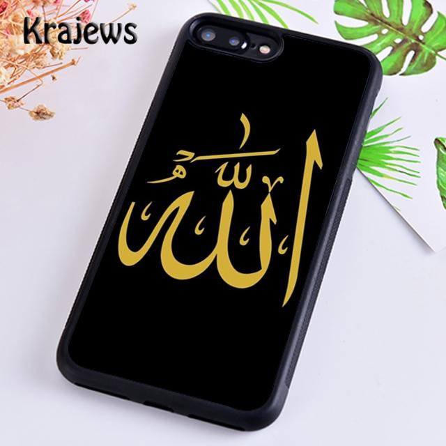 Мягкий чехол Krajews в стиле мусульманской арабской каллиграфии для iPhone 14 5 6s 7 8 plus XR XS 11 12 13 pro max Samsung S21 S22ultra