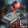 Суперяркий налобный фонарь для рыбалки, зажим на кепку, интеллектуальное sensing&отпугиватель комаров, уличный красный светодиодный налобный фонарь для рыбалки