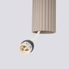 Carbon 3L taupe pendant lamp