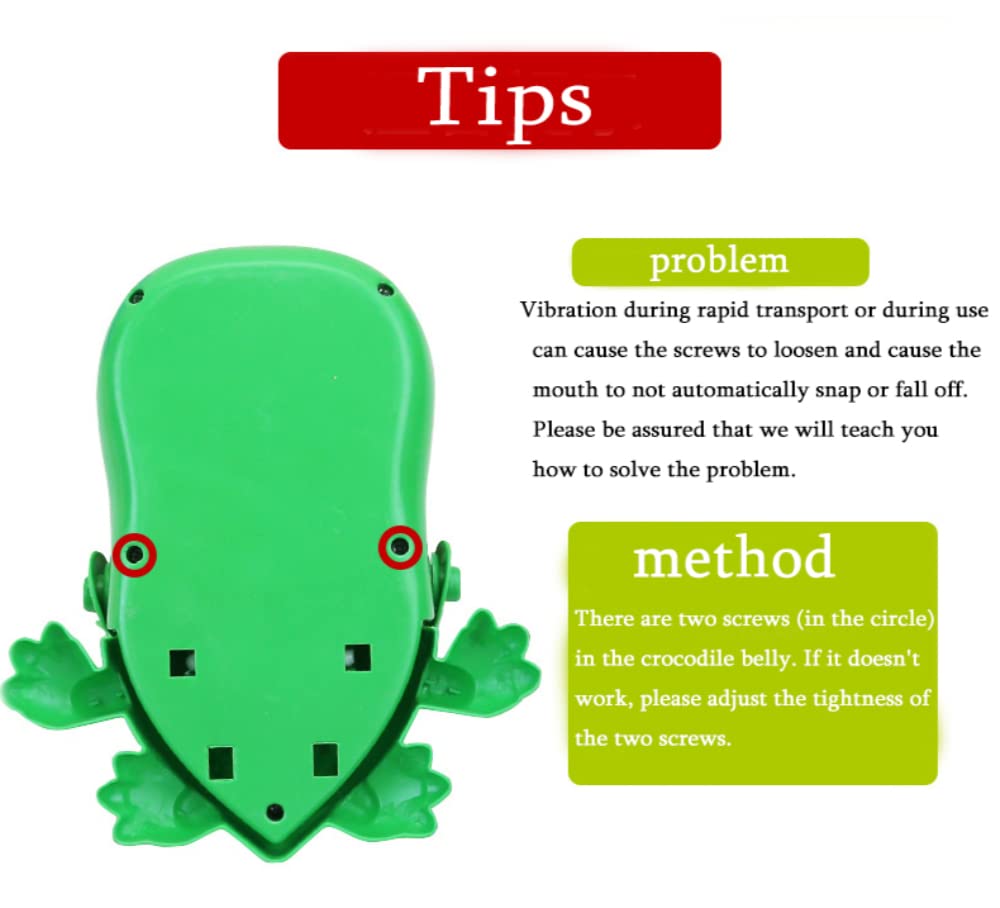 ZOMTOP Болезненный Кризис Случайный Кусающий Крокодил Крокодил Паника Рот Зубы Кусающий Кариес Лотерея Наказание Без Батарей Новая Игрушка для Вечеринки Крокодил,