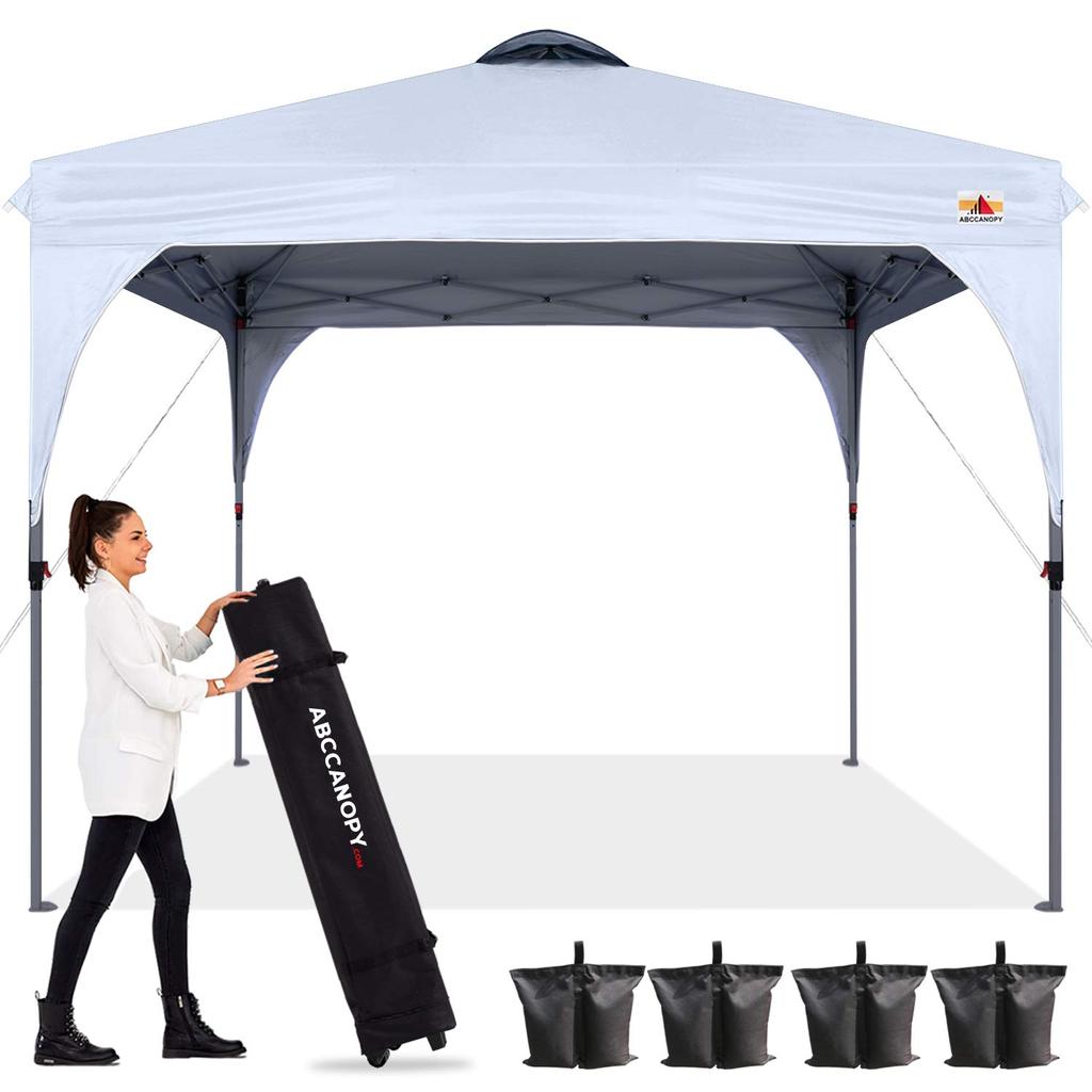 ABCCANOPY брезентовая палатка с регулировкой одним нажатием 3 уровня, вентиляция, потолок, наружная, легкая, большая брезентовая палатка с подушкой для роликов, высокое давление воды, теплоизоляция