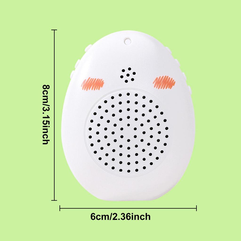 Compact Bird Learning Machine Interactive Parrot Coach Toy for African Grey Cockatiel Education in Bird Cage Setup