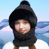 Hat and Neck Integrated, Winter with Thick Fleece and Warm and Cold Resistant Pullover Hat