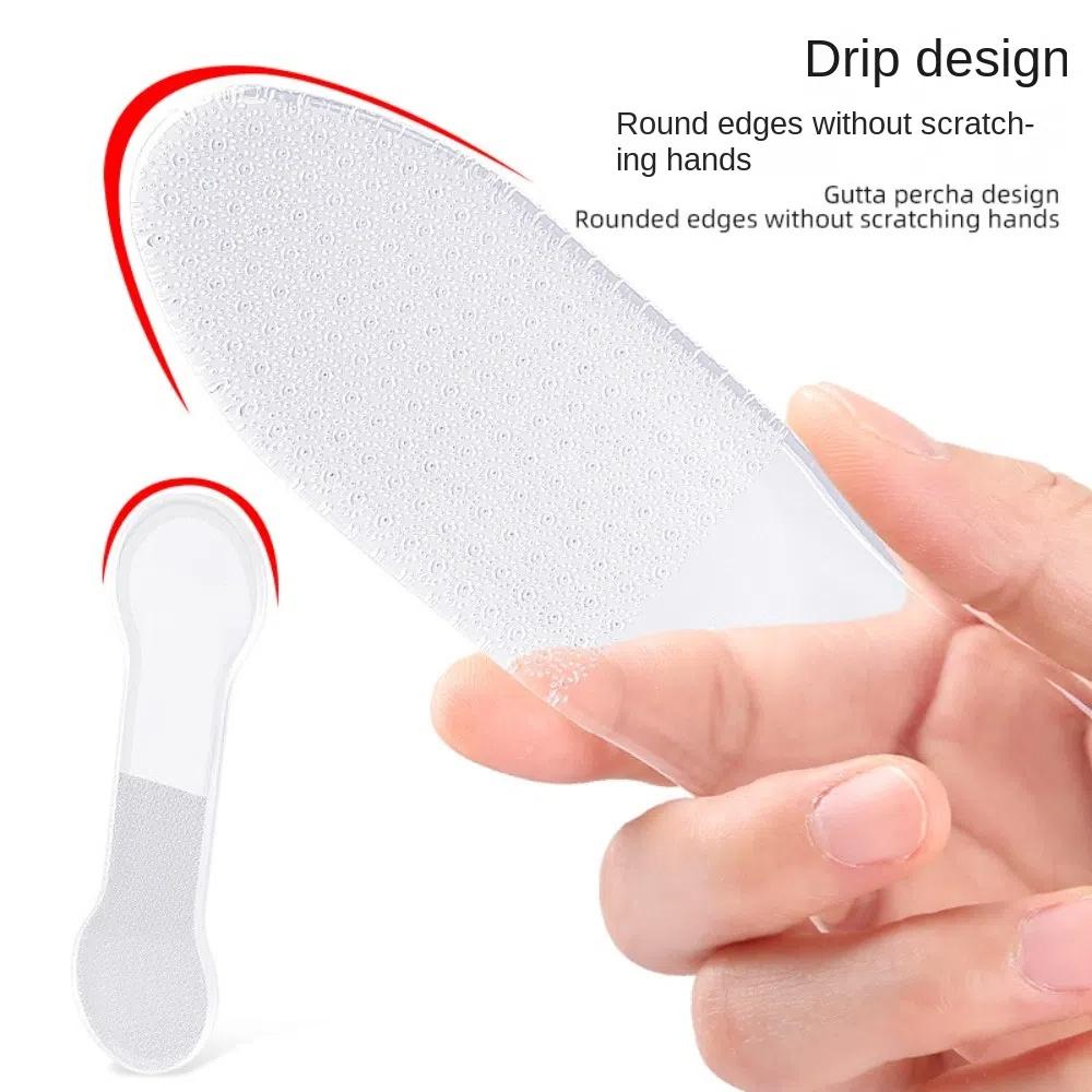 Инструменты для ухода за ногами Стеклянный инструмент для педикюра Прозрачная пемза для педикюра Нано-стеклянная пилка для ног Домашний