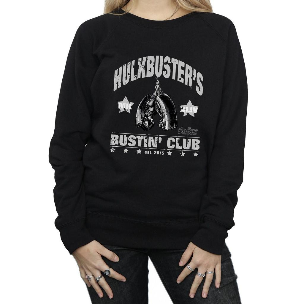 Marvel Womens/Ladies Iron Man Hulkbuster´s Bustin´ Club Sweatshirt