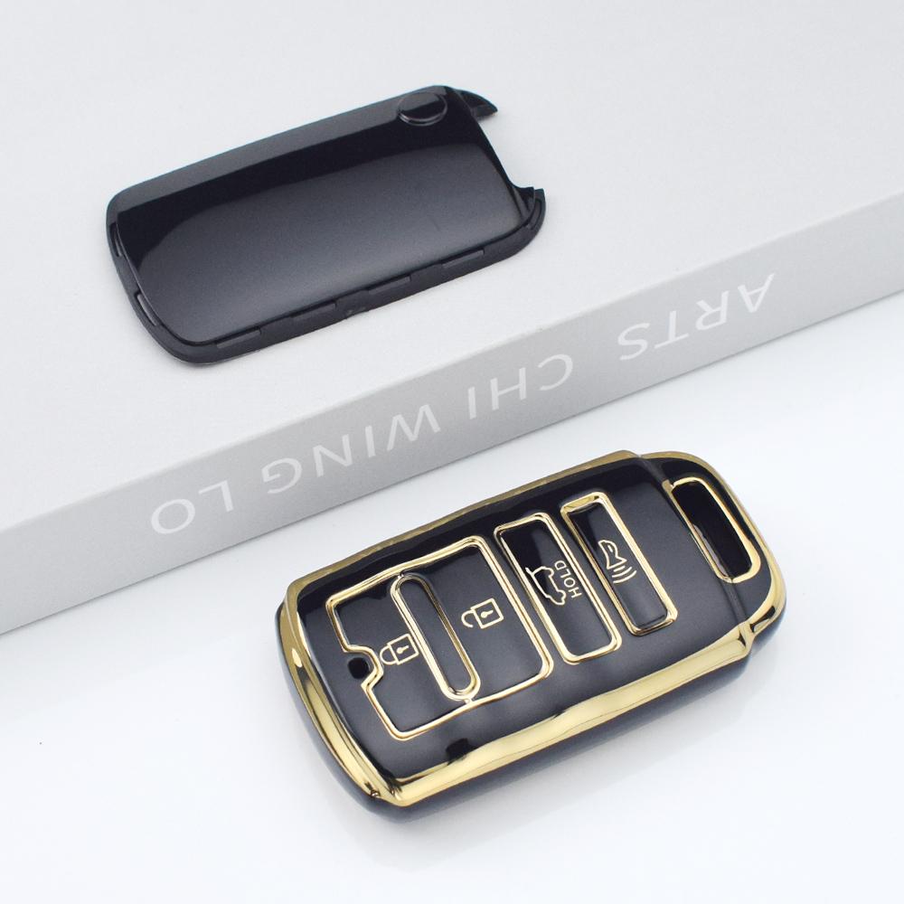 TPU 4-кнопочный чехол с полной защитой для Kia New K7 Cadenza K9 K-04 Sorento K900 Чехол для ключа автомобиля Пульт дистанционного управления Защитная оболочка Держатель Автоаксессуары