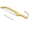 Wooden Handle Bread Bow Knives Serrated Knives Fiddle Bow Slicer Serrated Bread Cutter  Toast