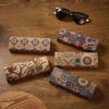 Anti-pressure Glasses Box Exotic Pattern Spectacle Case Vintage Frame Eyeglass Box  Women