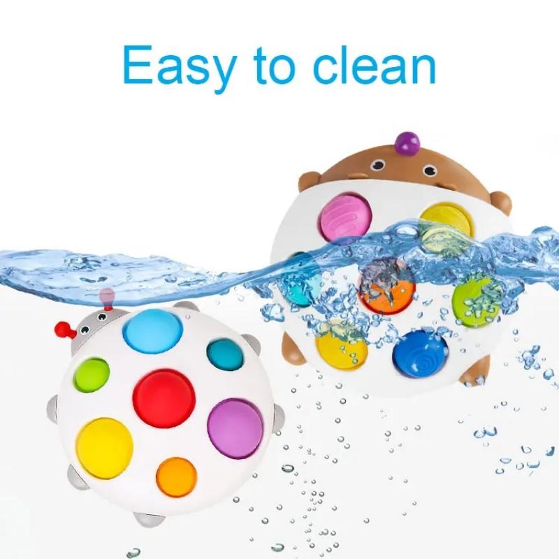 Детский обучающий пресс-ежик, мягкая клавиша для тренировки концентрации, игрушки для раннего образования, координация рук и глаз, маленький ежик