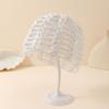 Solid Color Crochet Sequined Hat Elegant Weave Cap Sweet Hollowed Out Knitted Hat  Outdoor
