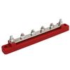 Power Distribution Block M6 Screw 6 Terminal Bus Bar   12V‑48V 150A for Automobile Boat