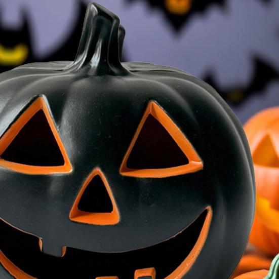 Хэллоуин Тыквенные Фонари Светодиодная Подсветка Праздничная Статуэтка Джек-о-фонарь Дисплей Вечеринка на Хэллоуин Домашний Декор