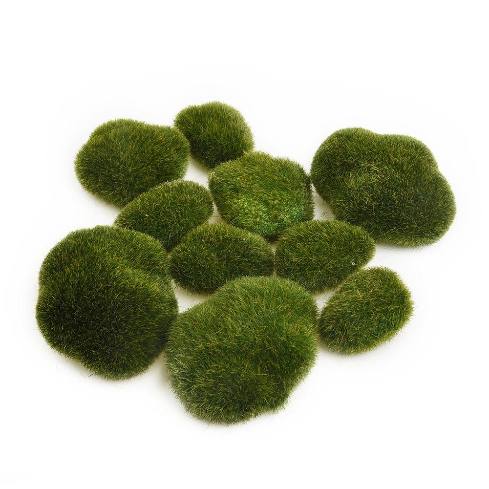 Камни мха идеального размера для композиции из искусственных цветов 8 шт. или 10 шт.