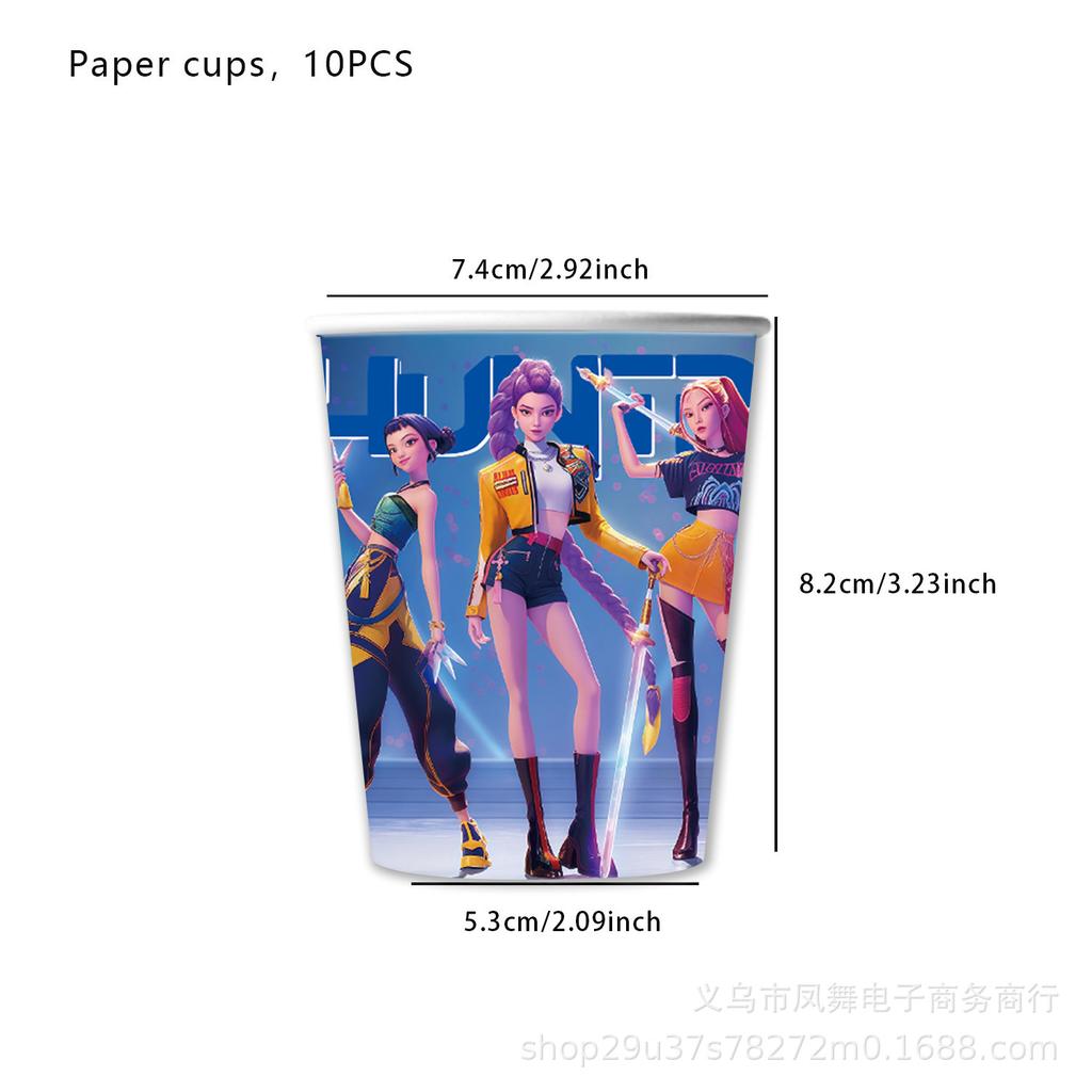 Spot Popular Witch Hunter Group Party Supplies Tableware Party Decoration Supplies Witch Hunter Group Venue Layout Props