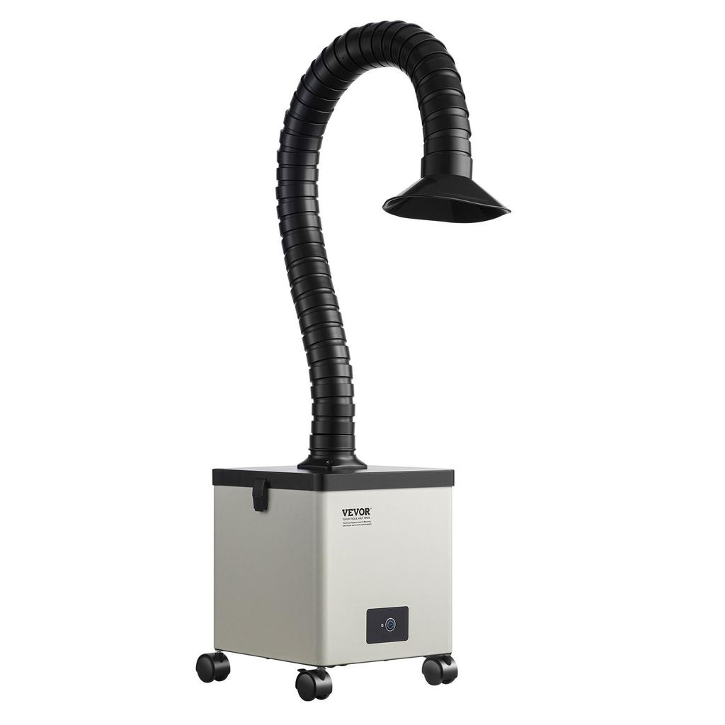 VEVOR Solder Fume Extractor, 85W Brushless Soldering Smoke Absorber with 3-Stage Filters & 3-Speed Adjustment