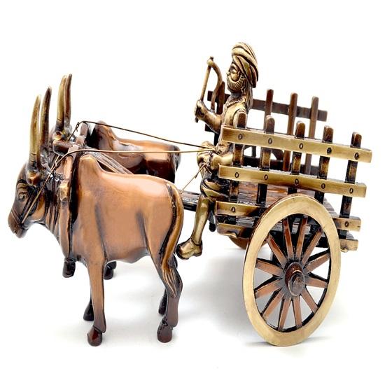 Латунный декоративный экспонат Bullock Cart Design, стандарт 22,86 см, 1 шт. в упаковке