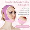 Маска для лифтинга V-образной линии, ремешок для подбородка для сна, средство от второго подбородка, тренажер для челюсти, формирователь линии челюсти, устройство для подтяжки лица, инструменты для ухода за кожей, подарок(фиолетовый)