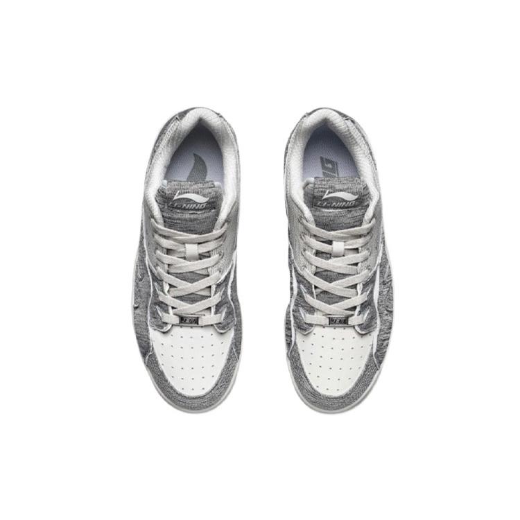 Li Ning 937 Винтажные Баскетбольные Кроссовки Женские Низкие Серые AGBR050-5