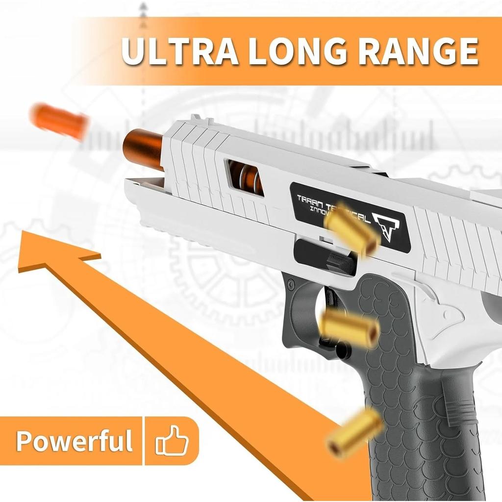 2011 Pistol Automatic Continuous Firing Decompression Gun Shell Ejection Empty Hanging Desert Eagle Toy Gun Boys Gift