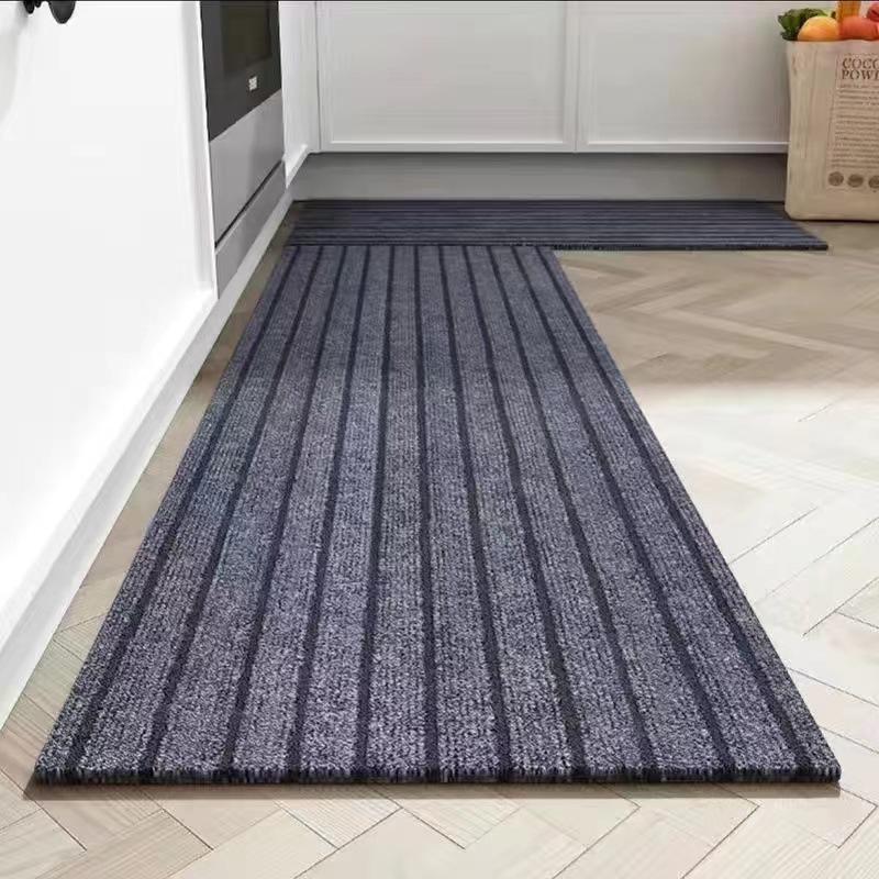 50 см x 250 см DIY Однотонный Полосатый Кухонный Коврик для Двери Напольный Коврик Декор Комнаты Самоклеящийся Нескользящий Ковер Домашний Декор Коврик для Прихожей
