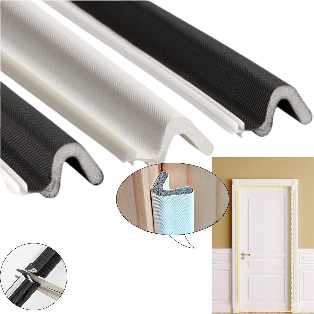 Q-Shaped Foam Door Seal Strip Noise Cancelling Exterior Door Weather Stripping  Window