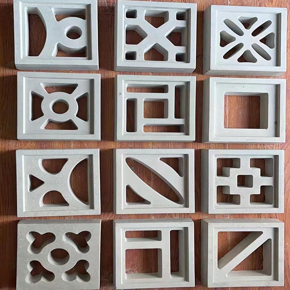 Пластиковая форма для цементного античного полого кирпича 20*20*6 см, 3D-резьба, противоскользящая, для бетона, пластиковая, форма для мощения, цементная выравнивающая лопата, инструменты для мощения