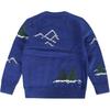 Детский свитер Polo Ralph Lauren с узором вышивки медведя, пуловер с круглым вырезом и длинными рукавами, детский свитер, синий 323951422-001