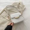 Chic Casual Commuter Small Square Shoulder Crossbody Handbag For Everyday Use