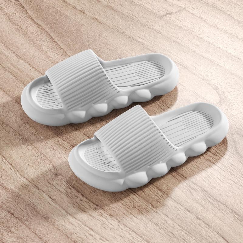 Женские домашние тапочки Eva, летние однотонные повседневные мягкие нескользящие мужские и женские тапочки, сандалии на плоской подошве, размеры 36-45