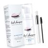 50ml Eyelash Clner Eyelashes Extension Shampoo Brush Foam Lash Clner for Extensions & Natural Lashes Wash Makeup Remover Salon Home Use